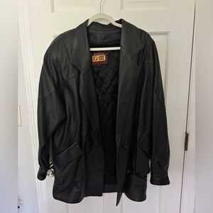 Oversized Vintage G-III Genuine Leather Jacket – Made in USA